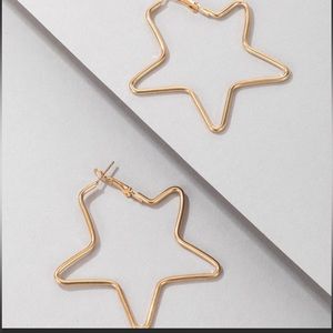 💛✨3 for$23💛NWT Gold Star Hoops✨💛